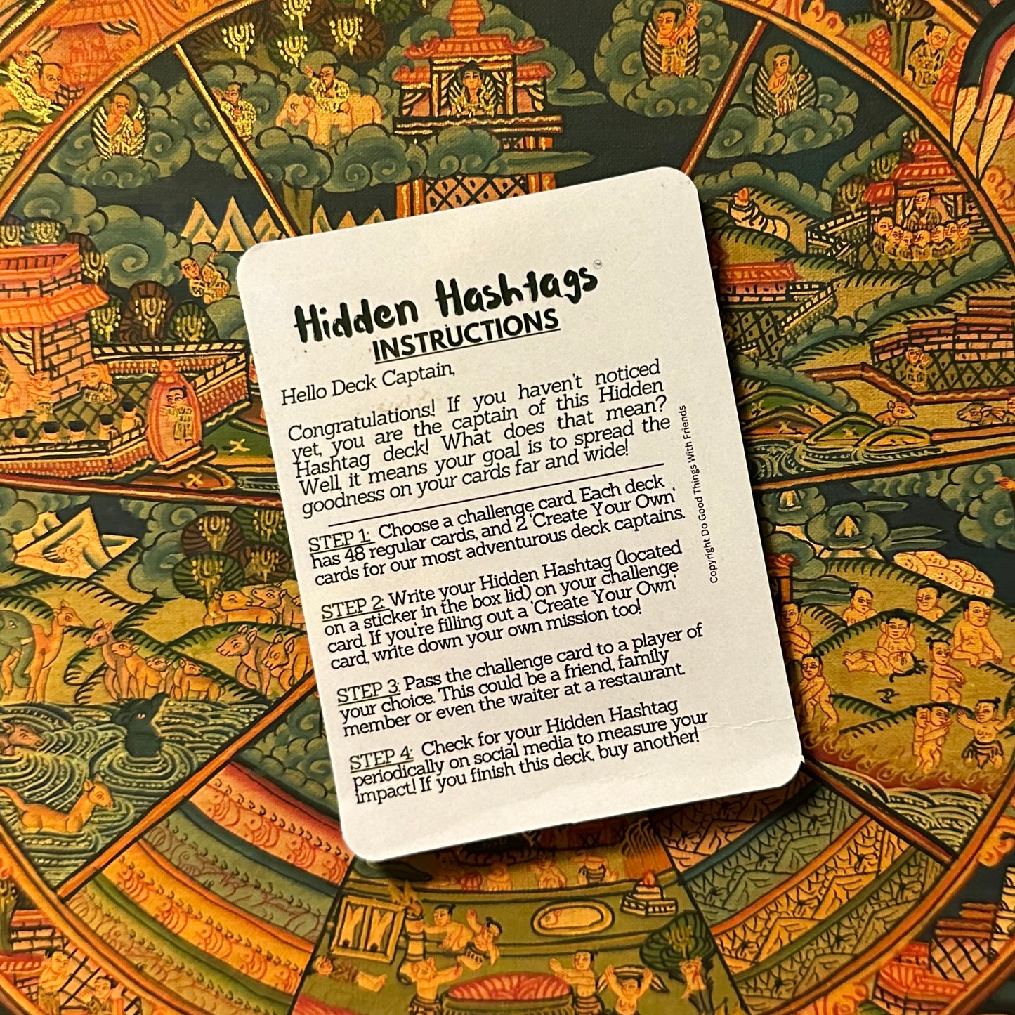 Hidden Hashtags: Random Acts of Kindness Edition - Spread it. Give it. Track it. A Motivational Challenge Card Game that spreads overtime!