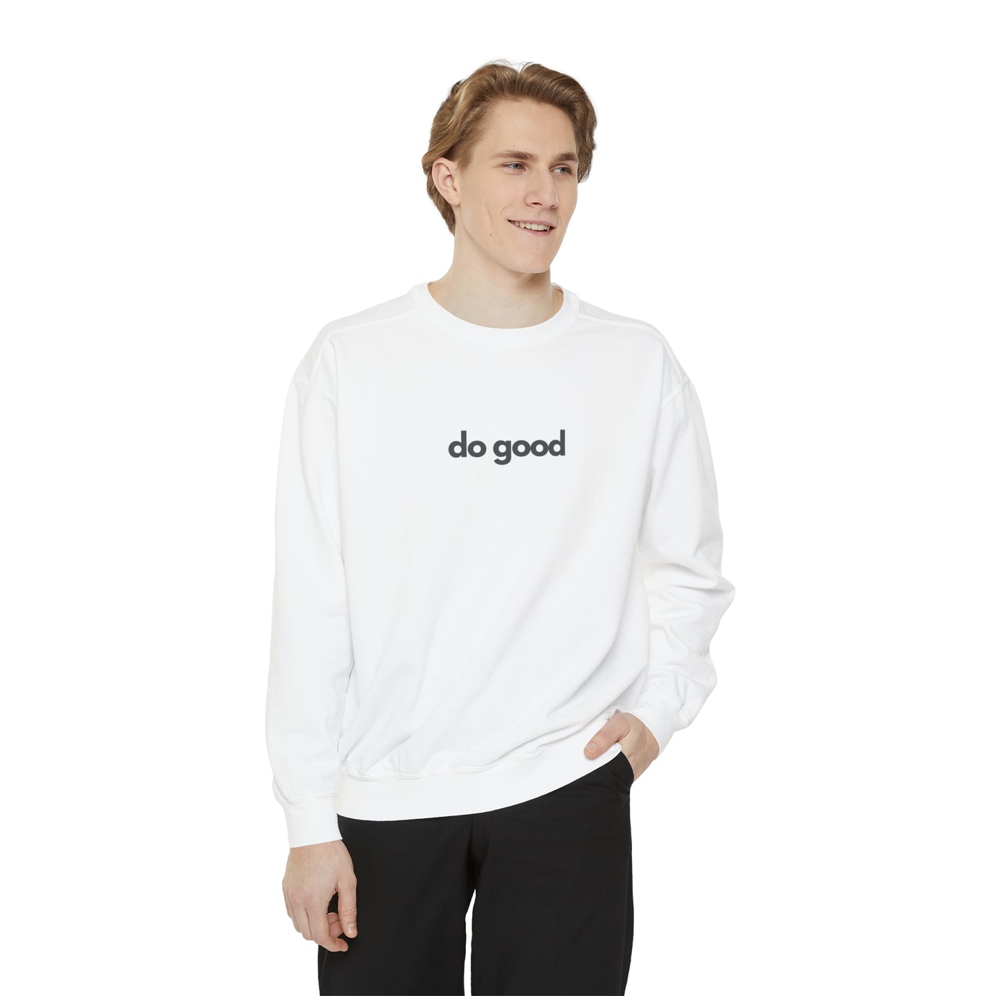Men's 'do good' Garment-Dyed Sweatshirt