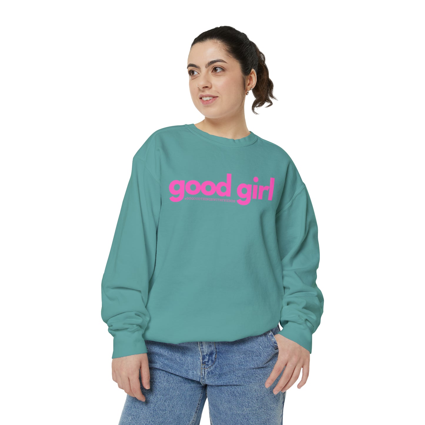 Premium Good Girl Garment-Dyed Sweatshirt
