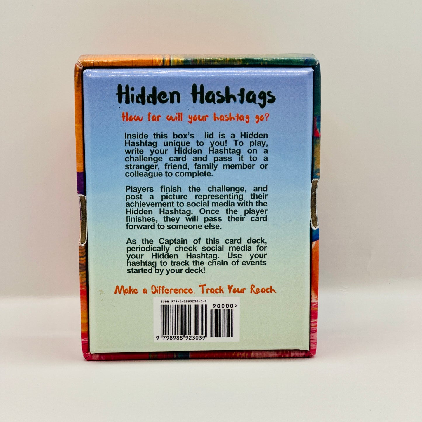Hidden Hashtags: Random Acts of Kindness Edition - Spread it. Give it. Track it. A Motivational Challenge Card Game that spreads overtime!